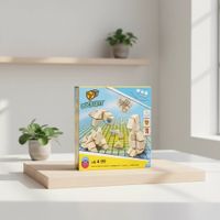 Blocs de construction en bois-Velcro 3D flexibles-Universal