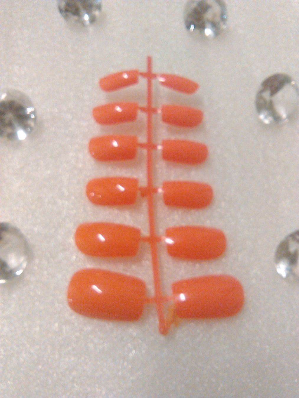 Künstliche Fingernägel: KÜNSTLICH FINGERNÄGEL,,,,;ORANGE FARBE – Neu (gemäss Beschreibung) aus Basel von bijoutrie_4 1