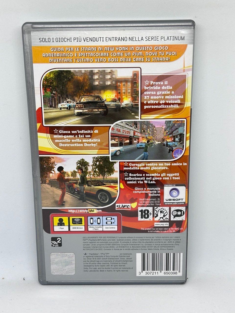 Sony Giochi: Driver 76 PSP – Platinum – Usato da Giubiasco venduto da LorisVale 1
