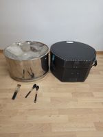 Steel Drums mit Schlegel und Koffer guter Zustand