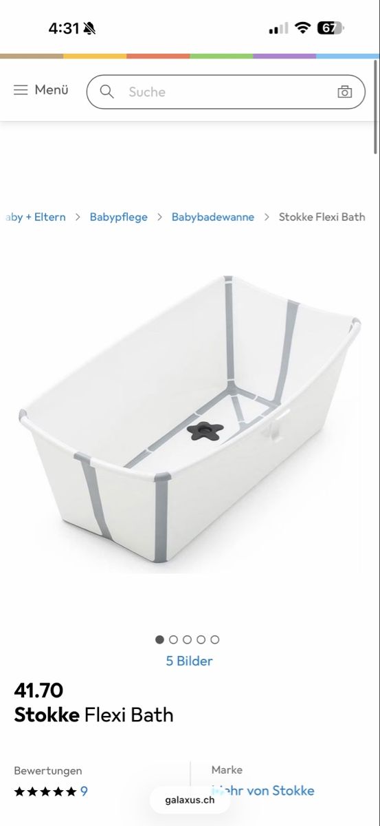 Vasche da bagno: Stokke Flexi Bath - good for 2 children – Usato da Baar venduto da reg_8l6t