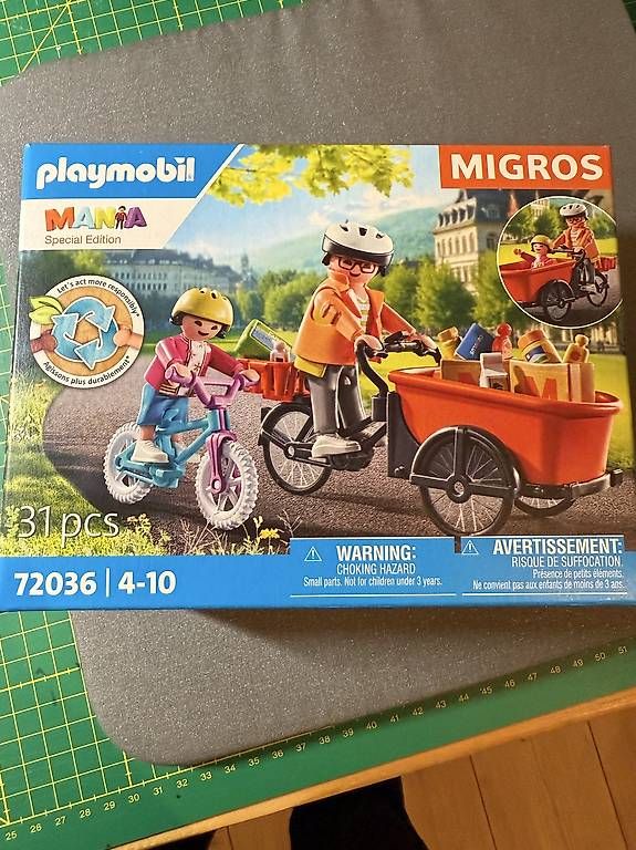 Giocattoli: Playmobil Migrosmania Velo  – Usato da Gwatt (Thun) venduto da Bennae