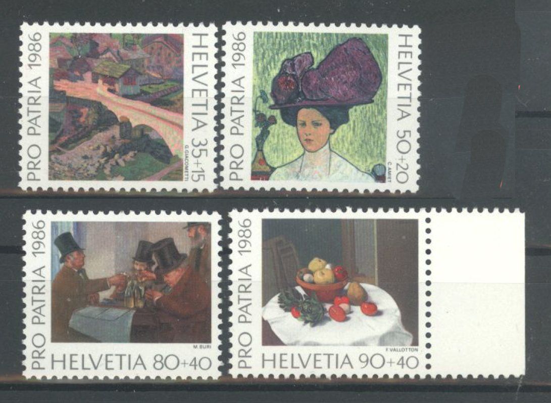Tous les timbres: 1986, Pro Patria ** – D'occasion à Willisau par Vollstempel