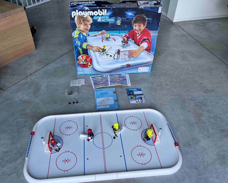 STADE DE HOCKEY SUR GLACE PLAYMOBIL 5594