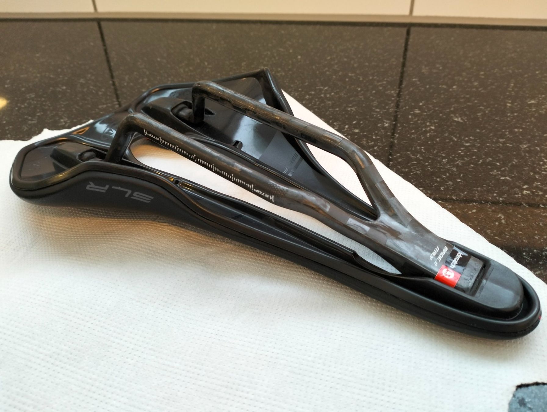 Selle Italia Pezzi di ricambio: Selle Italia SLR Boost Kit Carbonio Superflow (133g) – Usato da Uster venduto da KarlZH 7