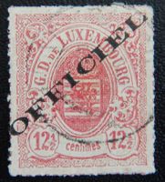Luxemburg Official Kat. 4 I gest. 1865 Kat. 750 Euro