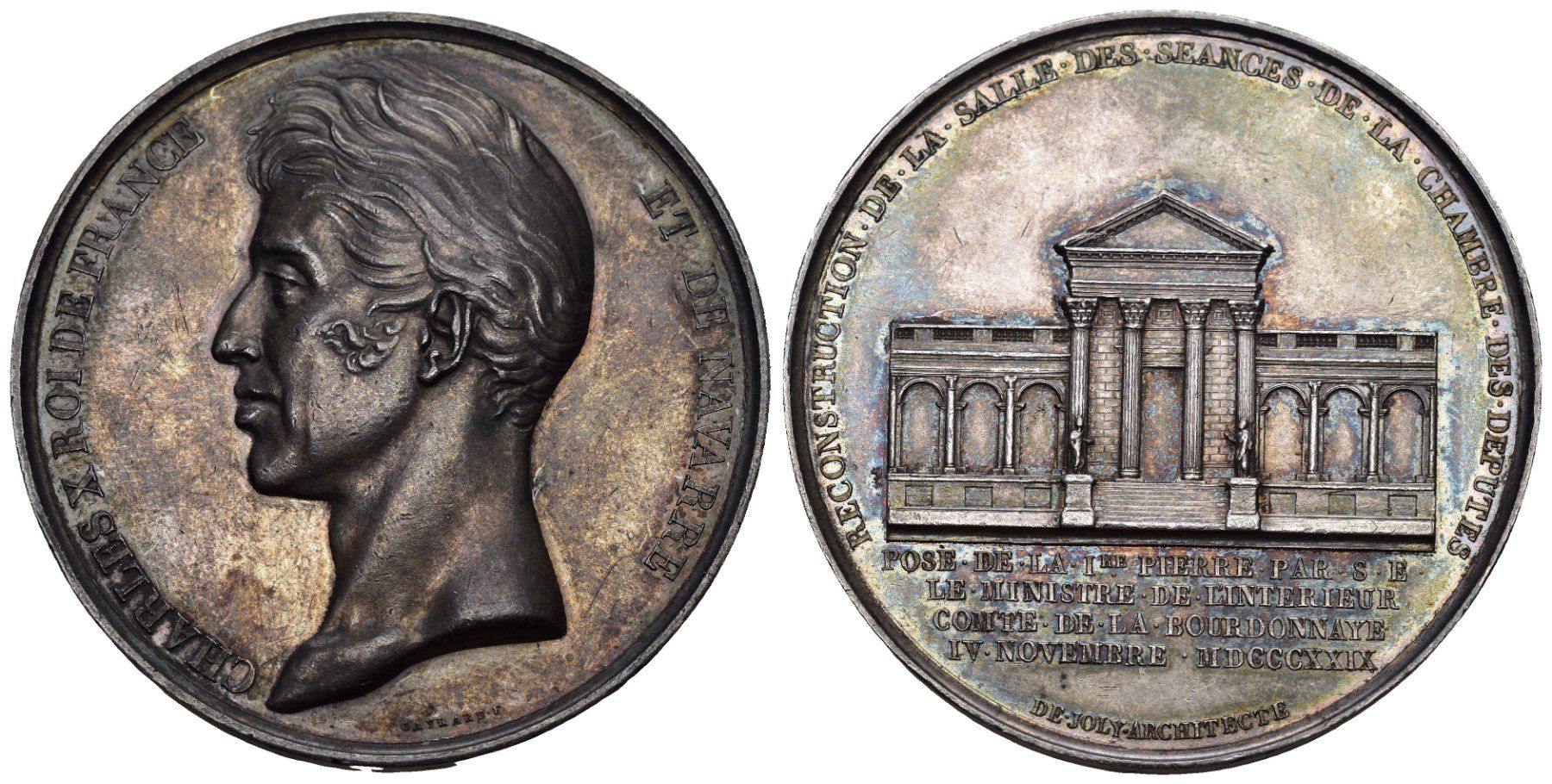 Medaillen: Frankreich 1829 – Gebraucht aus Bern von numismatictops