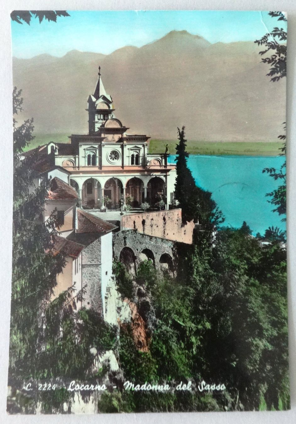 Cartoline postali: Locarno - Madonna del Sasso – Difettoso da Fétigny venduto da Billy2miny