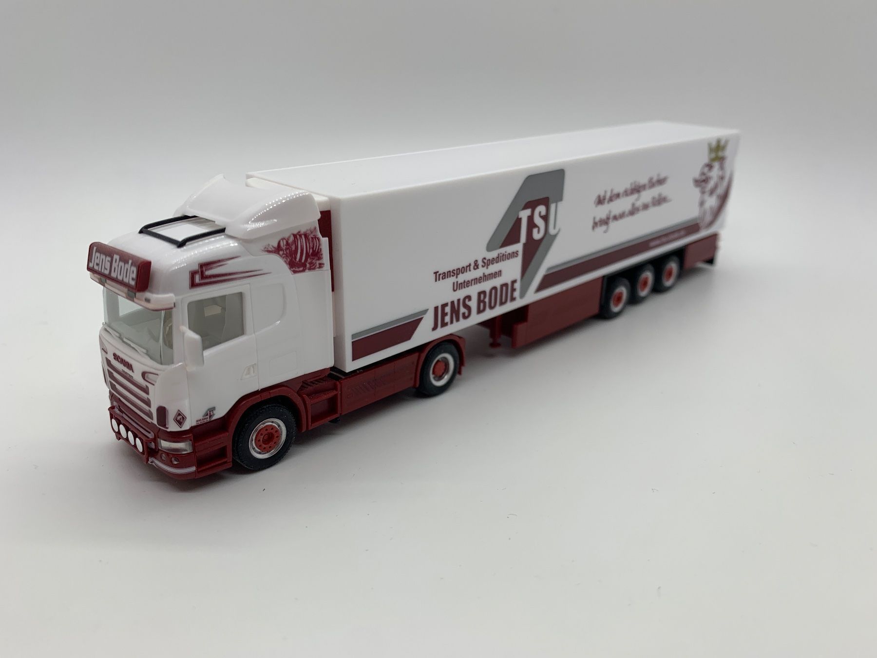 Herpa Modellini d'auto: Herpa Scania Jens Bode 1/87 – Usato da St. Erhard venduto da Michel164