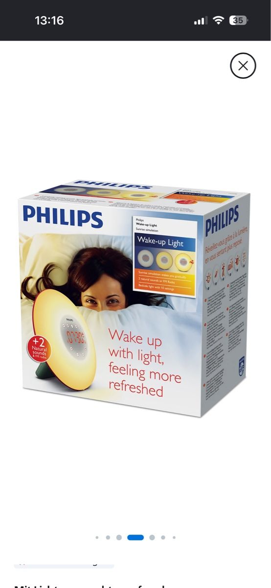 Philips Réveils: Philips Wake-up Light HF3506/05 – D'occasion à Gwatt (Thun) par Chefmaster96 1