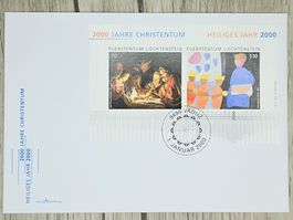 CL14 Enveloppe + Timbre Liechtenstein 2000