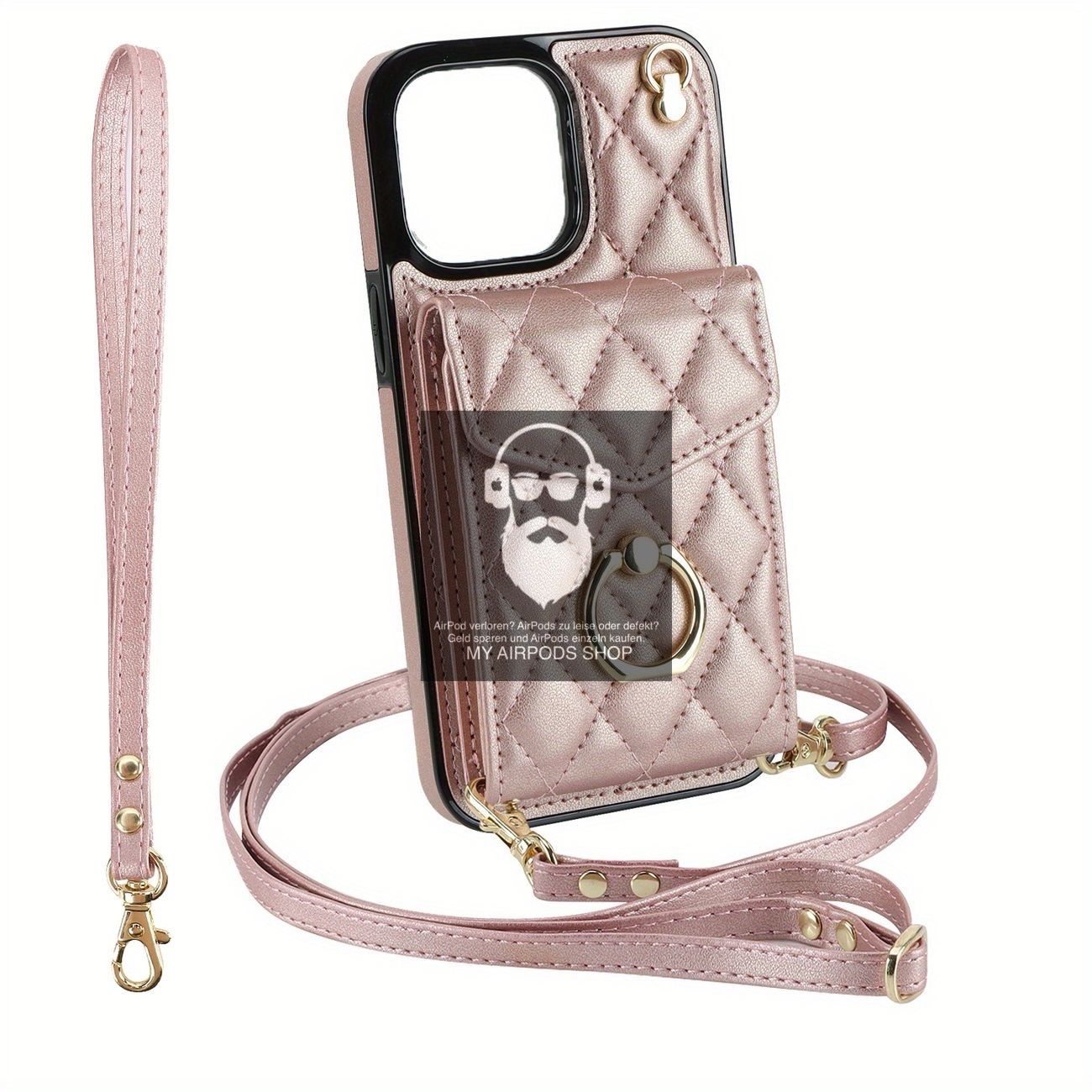 Cover & Protezioni schermo: Schutzhülle Leder für iPhone 15 Plus mit Kartenfächer – Nuovo e nell'imballaggio originale da Basel venduto da MY.AIRPODS.SHOP 3