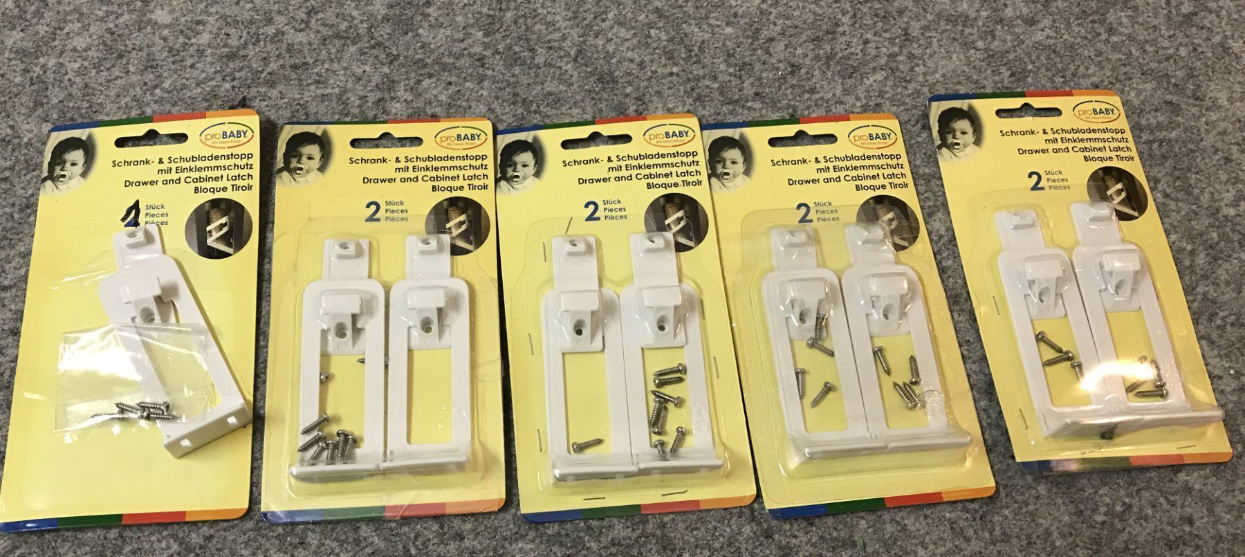 Cucine complete: Schrank- und Schubladenstopp – Usato da Guntershausen venduto da Gloominati