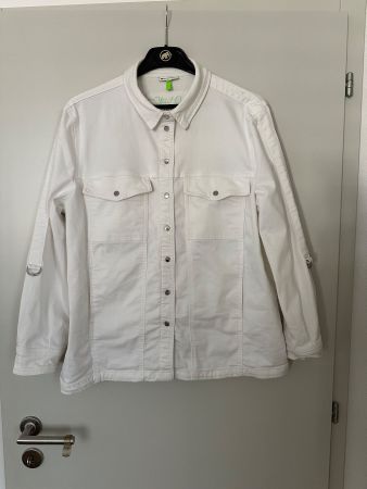Jeansjacke Damen Gr 42, weiss STREET ONE