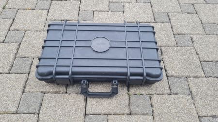 Waffenkoffer / Gewehr /  Schwarz / Plastik / HK MP5