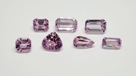 Lot 46.81 ct 7x Kunzites (N°31) - Valeur 4'680.- Fr.