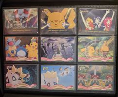 Lot 14 Cartes Pokémon Topps Logo Bleu 1st Print