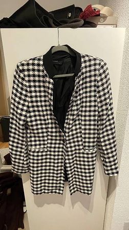 Zara Blazer mit Hahnentrittmuster in L