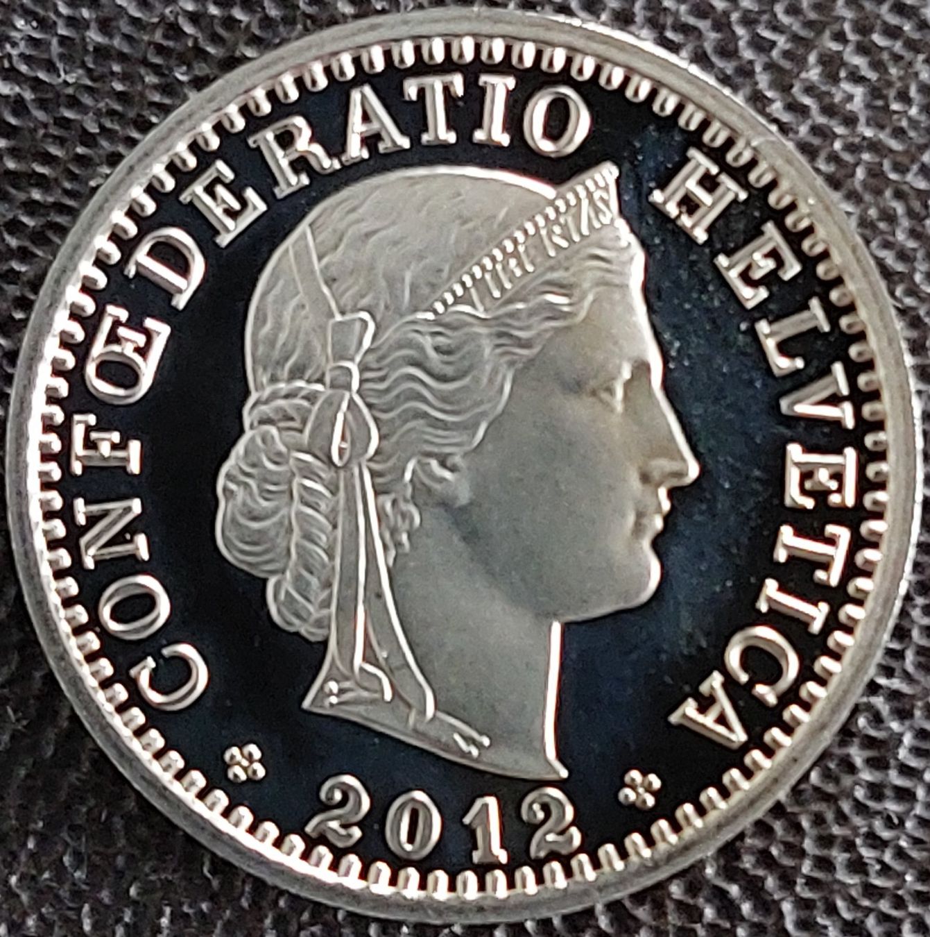 Tutti le monete: 20 Rappen 2012 stgl. / aus Münzsatz – Nuovo (secondo la descrizione) da Arch venduto da coinsandmore