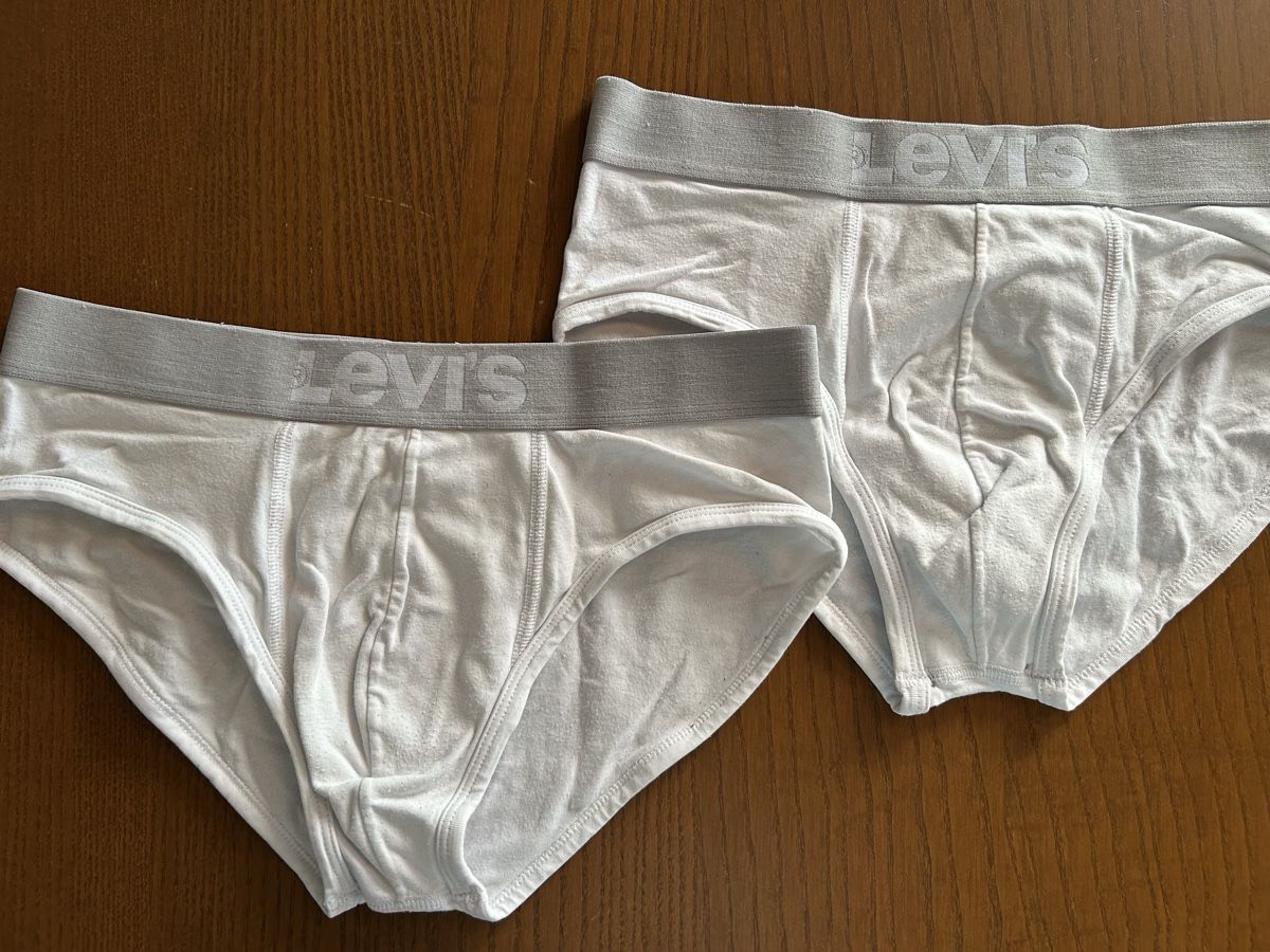 Levi's Biancheria intima: Lot de 2 slips Levi's, taille M, coton – Usato da Courfaivre venduto da ludo2282