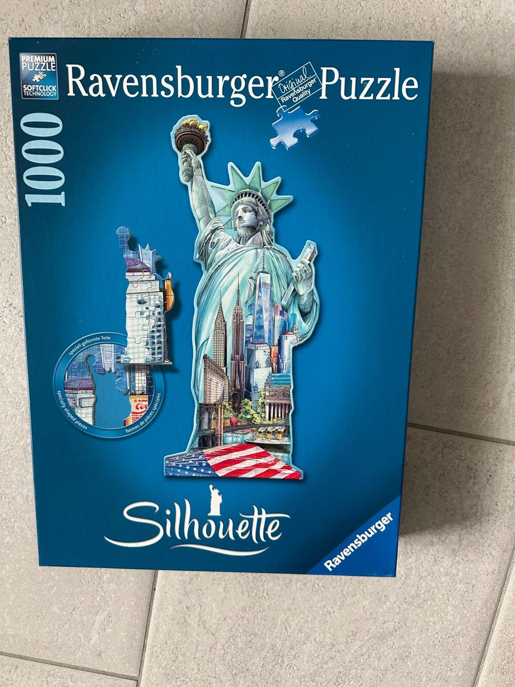 Ravensburger Puzzle: 2 aussergewöhnliche Ravensburger Puzzles "Silhouette" – Usato da Zürich venduto da Linthi1 5