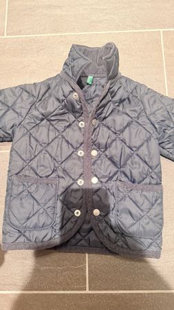 Steppjacke Benetton blau Grösse 18-24