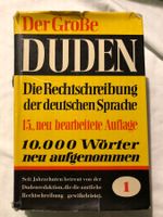 Der grosse Duden, Rechtschreibung, 15. Auflage, 1961, Top!
