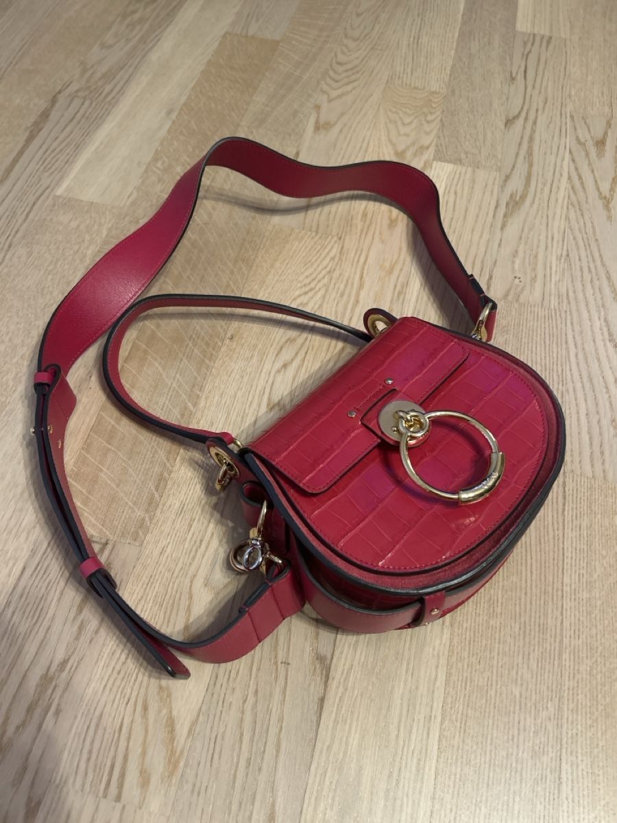 Chloé Borse da donna: Chloé Handtasche, pinke Krokooptik – Usato da Pfäffikon ZH venduto da ers_w9mn 5