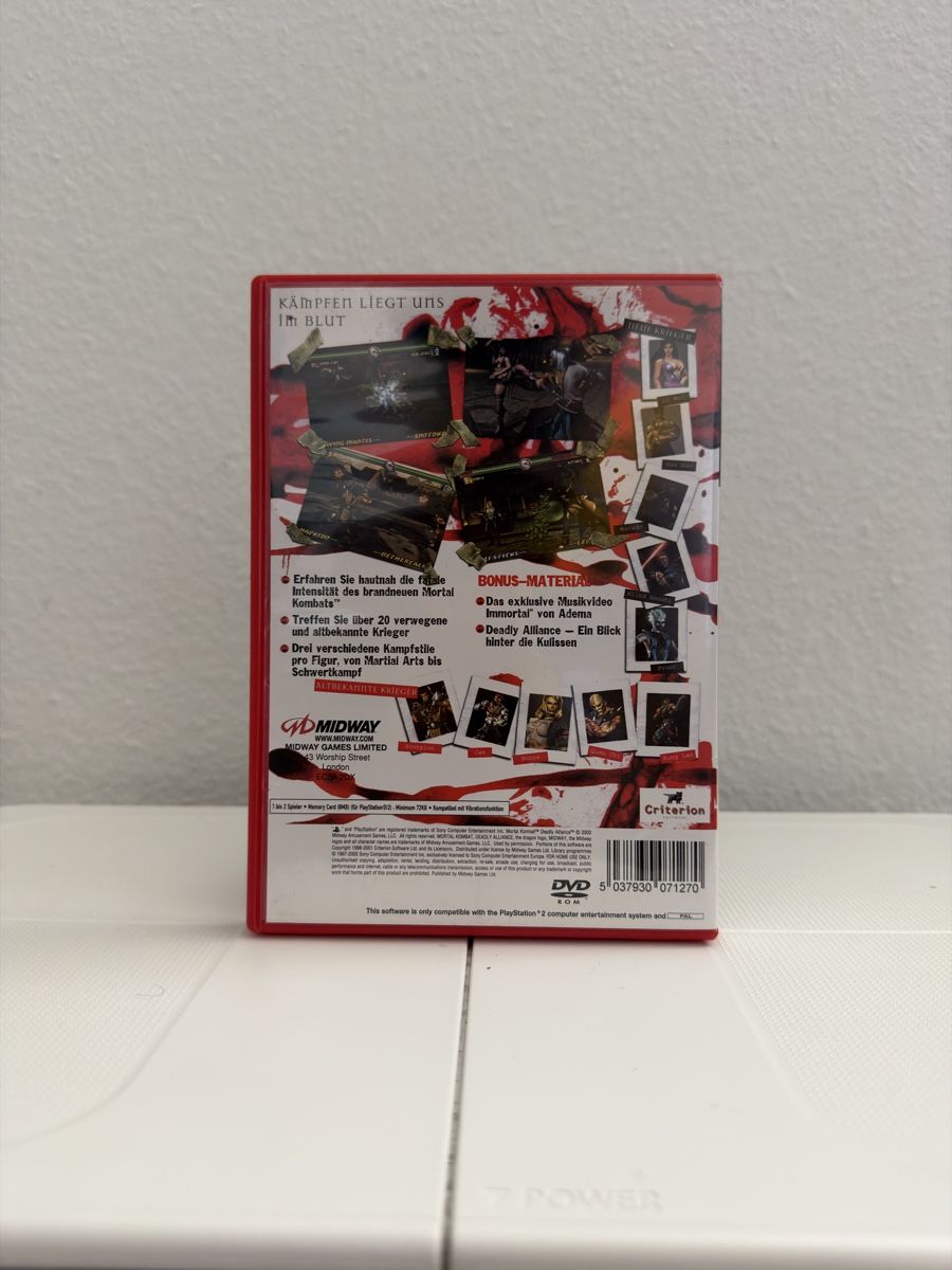 Sony Giochi: PS2 - Mortal Kombat Deadly Alliance (CIB) – Usato da Basel venduto da Memory_Card_Zone 1