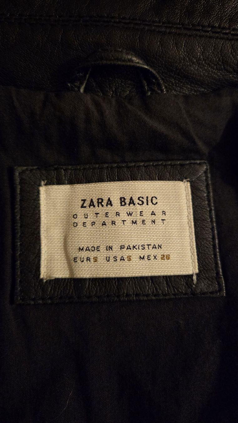 Zara Giacche: Echtleder Jacke | schwarz | gr. S | tailliert – Usato da Weisslingen venduto da An_4ha 3