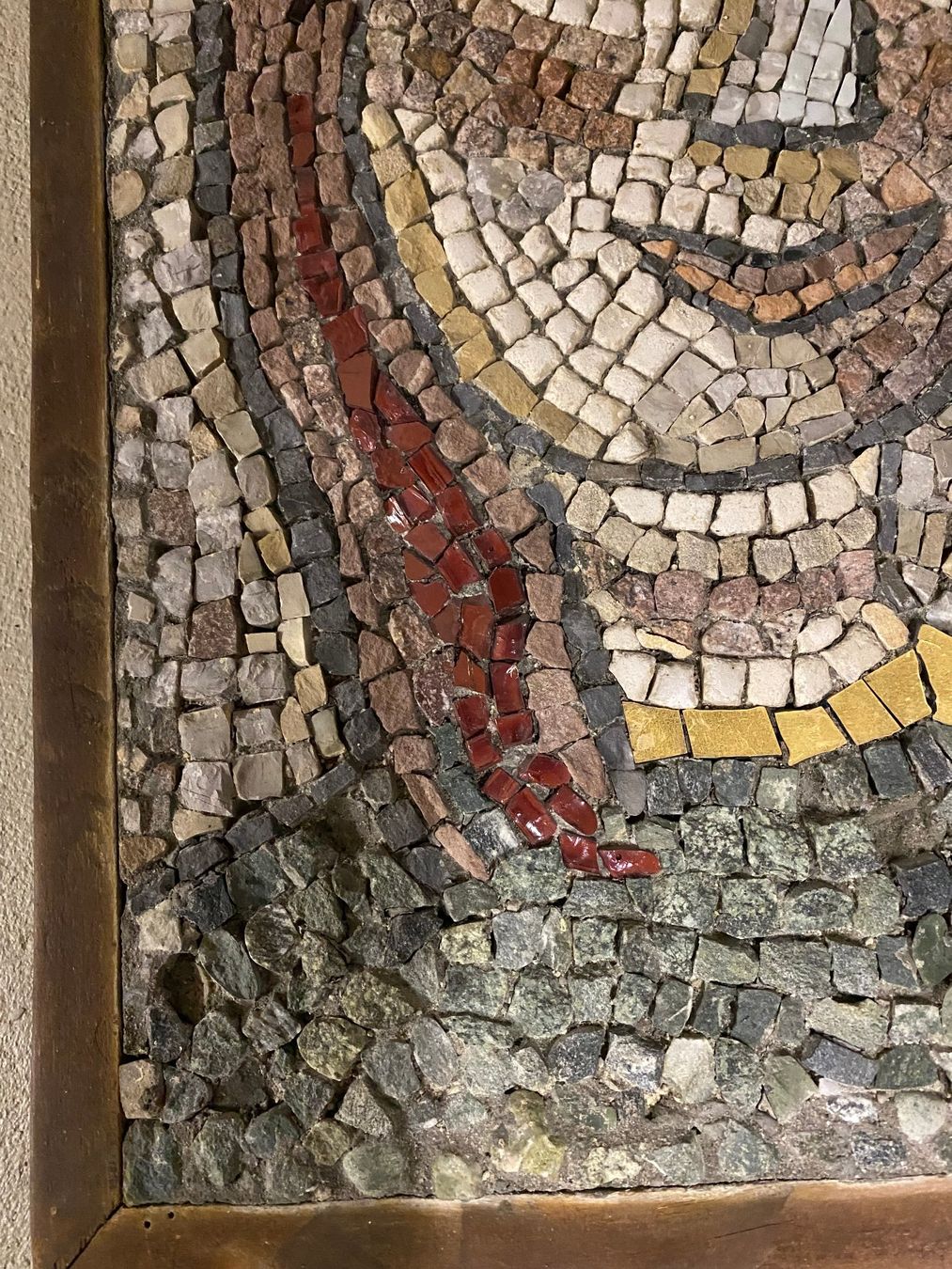 Foto & Immagini: Mosaik-Bild "Mädchenkopf" aus Naturstein – Usato da Dietlikon venduto da Letten1959 3