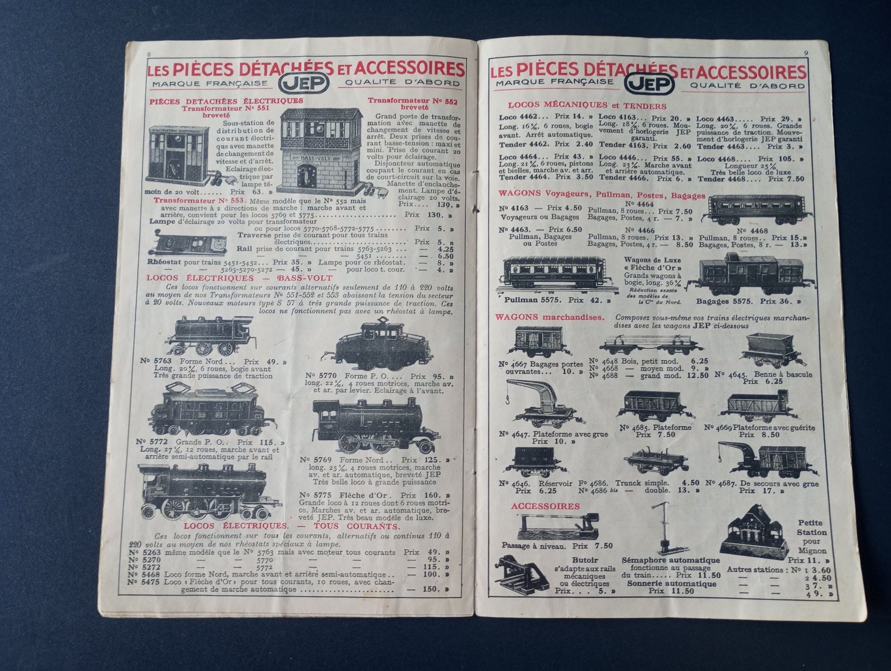 Modelleisenbahnen: 3 x catalogues JEP H0/0 – Gebraucht aus Fontaines NE von waterfoot 6