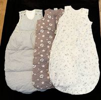 3 Baby-Schlafsäcke Gr. 90 (80-86)