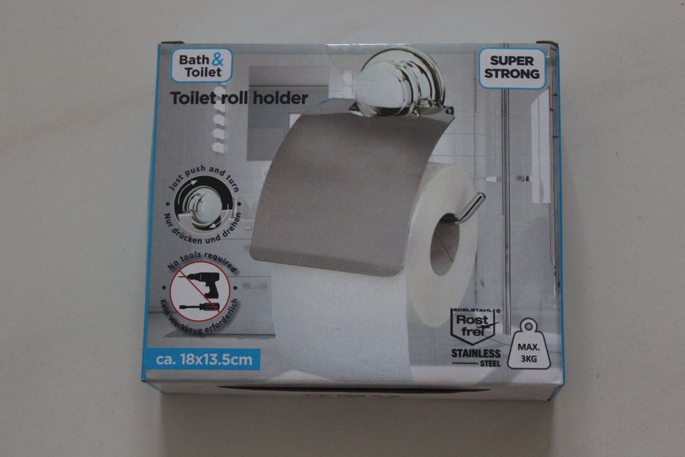 QoFina Toilettenpapierhalter Aus Seil & Edelstahl – Wandmontage Ohne Bohren, Vintage-Look