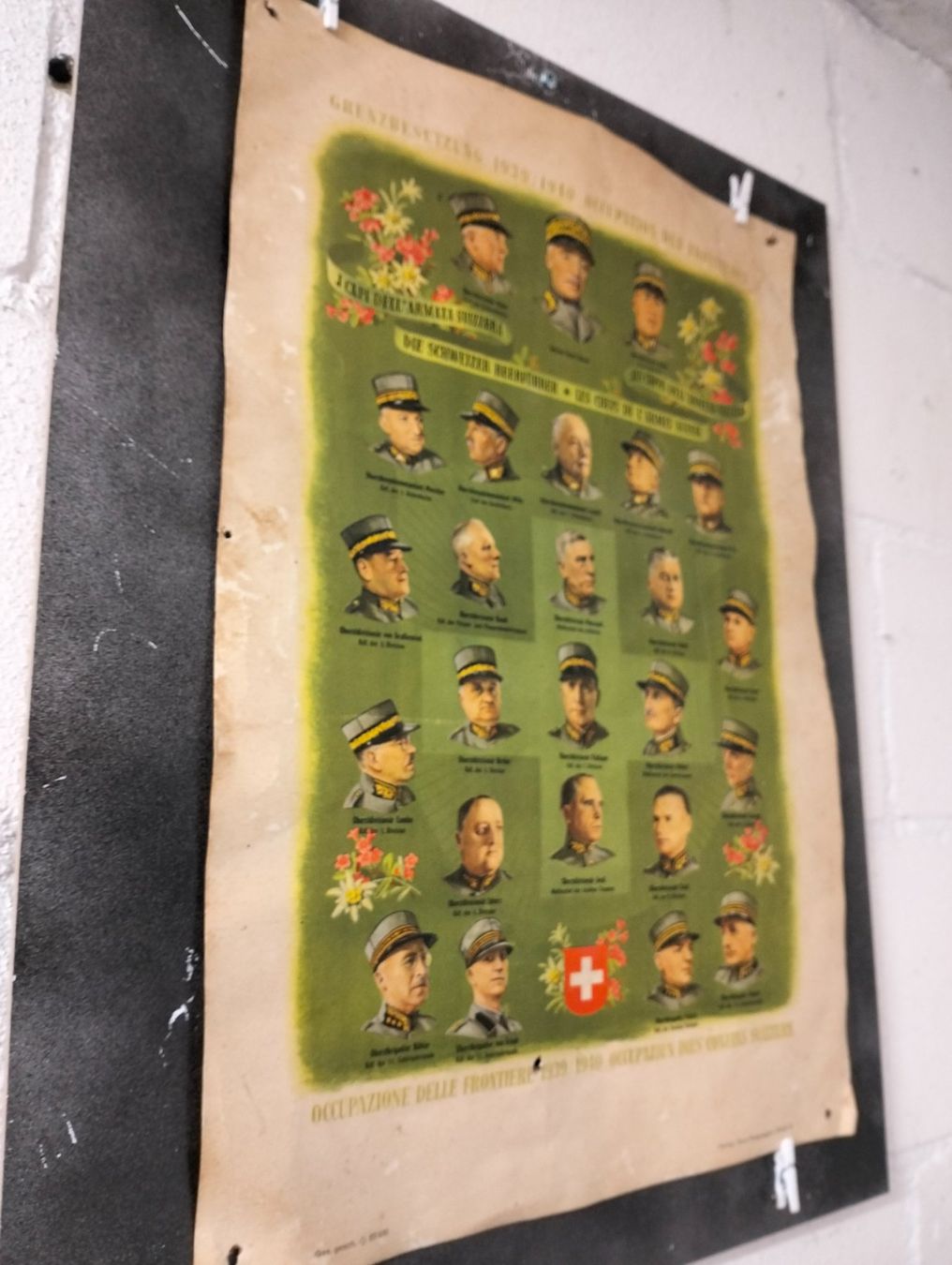 Foto & Immagini: Antikes Militärposter – Usato da Ennetmoos venduto da brunhildenb 1