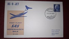 Swissair Kopenhagen - Bale 01.04.1974
