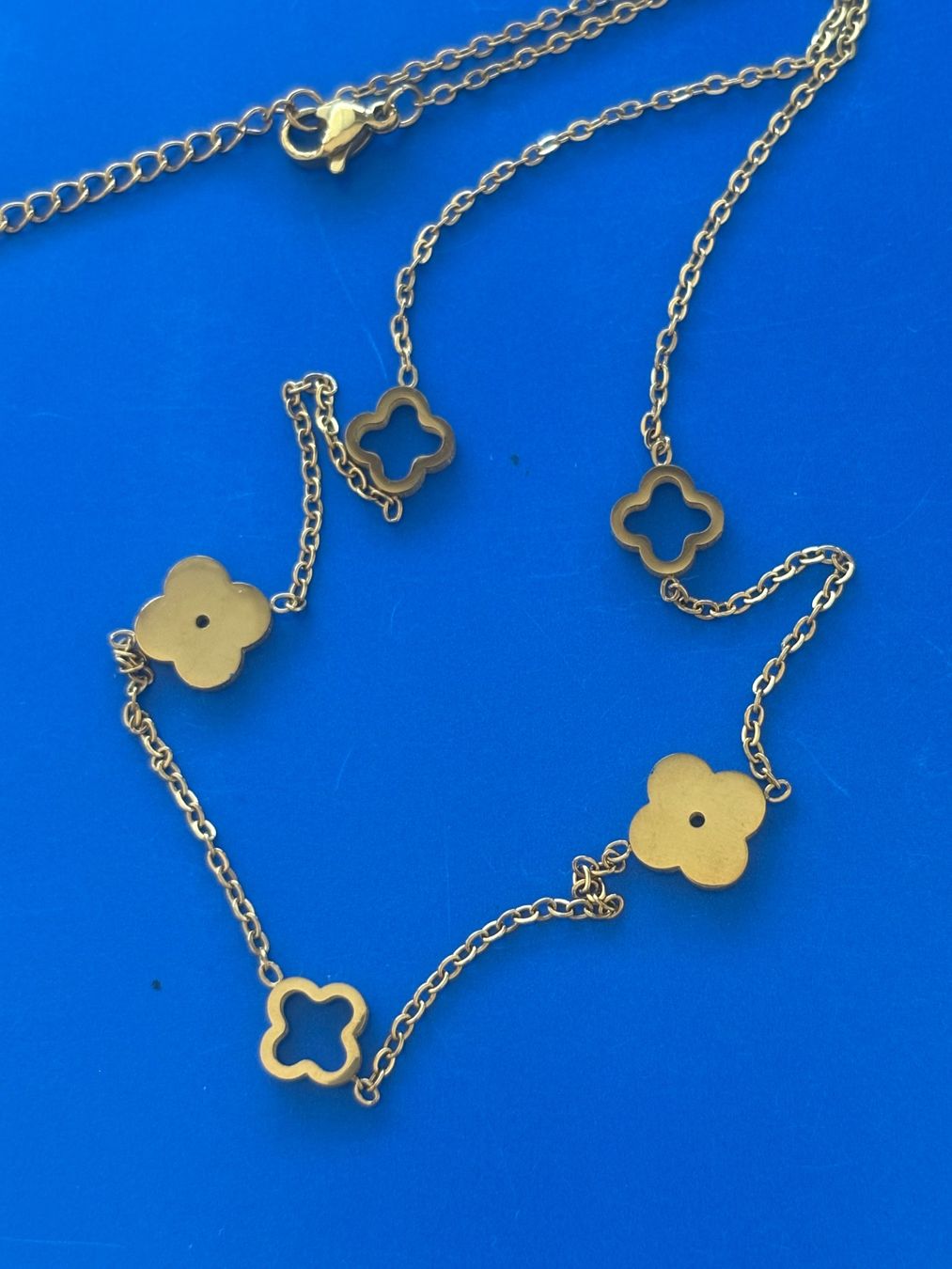 Catenine: Luxus Elegante Edelsthal Kette Farbe : Gold – Usato da Biel-Bienne venduto da Roserosse13 4