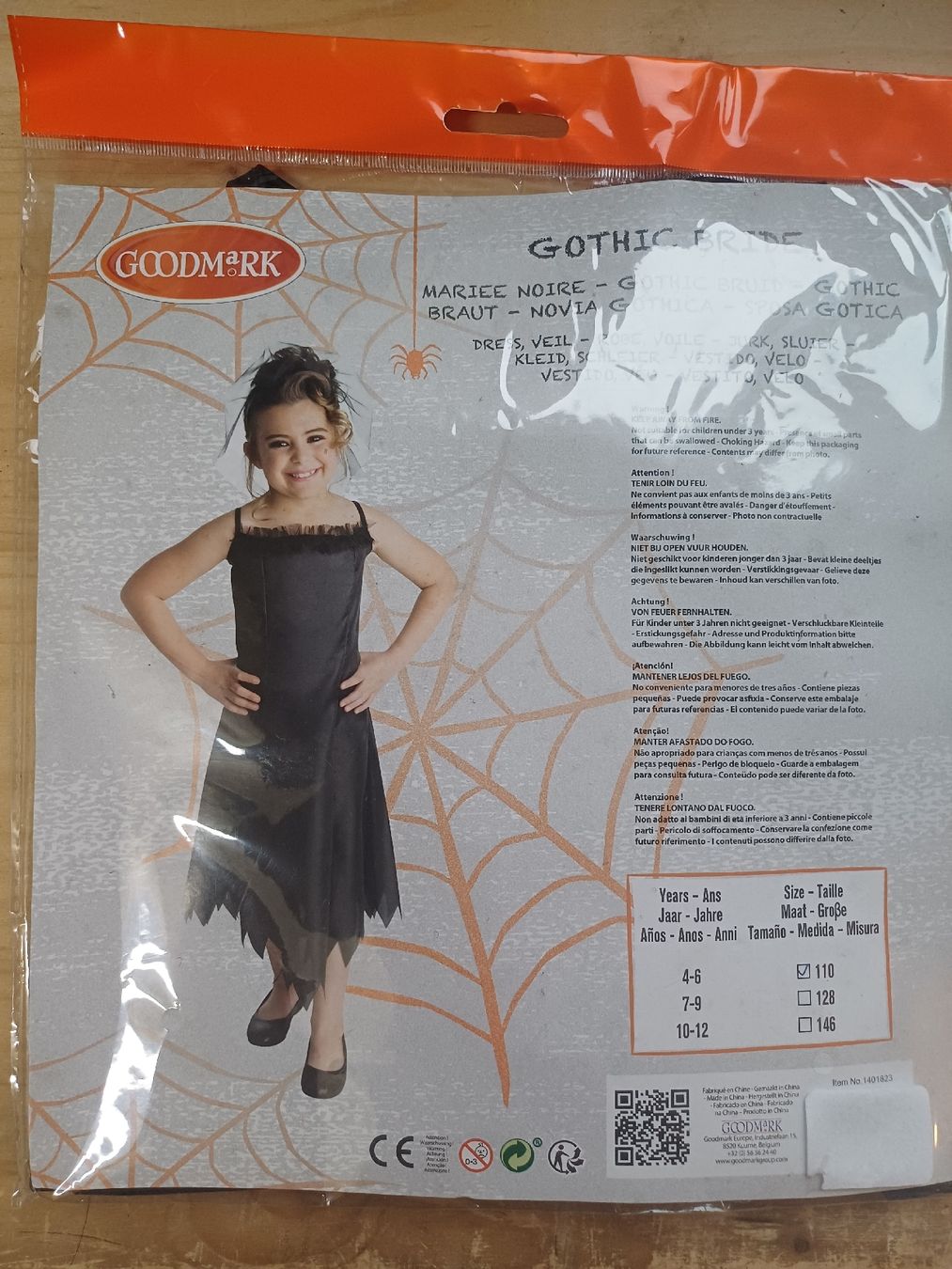 Costumi: Gotic Bride – Nuovo e nell'imballaggio originale da Gipf-Oberfrick venduto da LuuserSieche2004