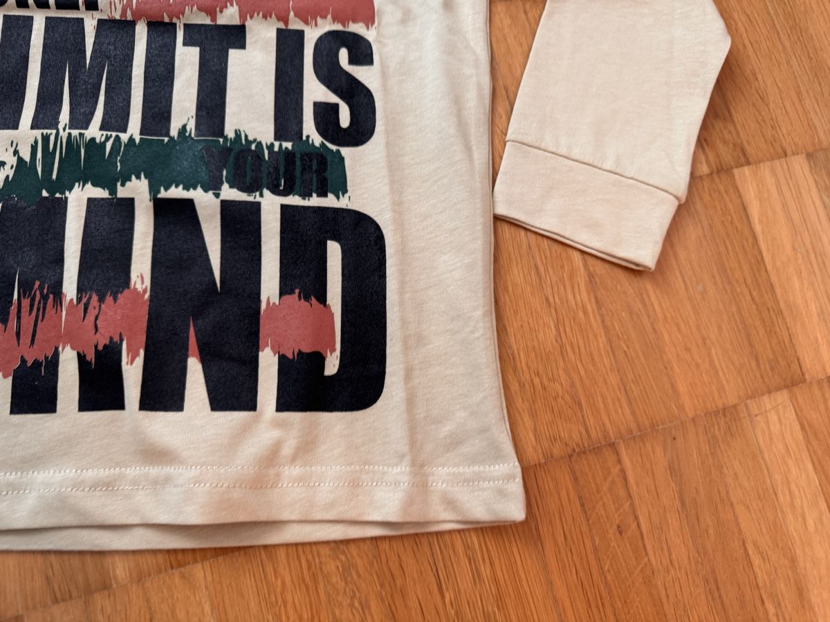 Pullover & Sweatshirts: Langarmshirt mit Spruch "YOUR ONLY LIMIT IS YOUR MIND"Gr.128 – Neu und originalverpackt aus Jona von Good_luck1_ 2