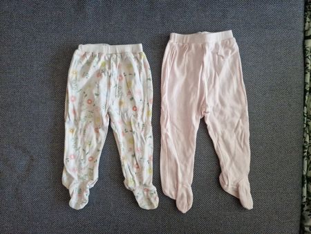 Baby Hosen Set mit Füsslingen Gr 62