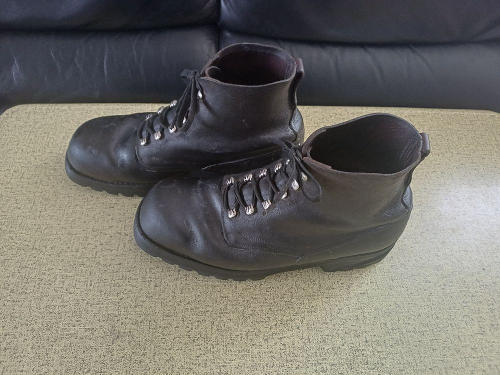 Schweizer Armee Herrenschuhe: Armee Schuhe Grösse 42,5 Breite 5 Schweizer Armee 1966 – Gebraucht aus Wettingen von Nini54