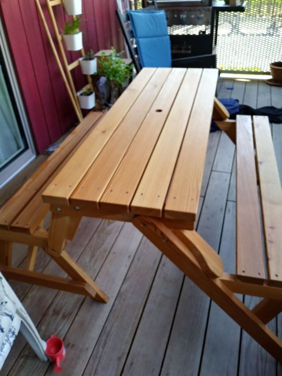 GartenBankTischKombination, klappbar Kaufen auf Ricardo