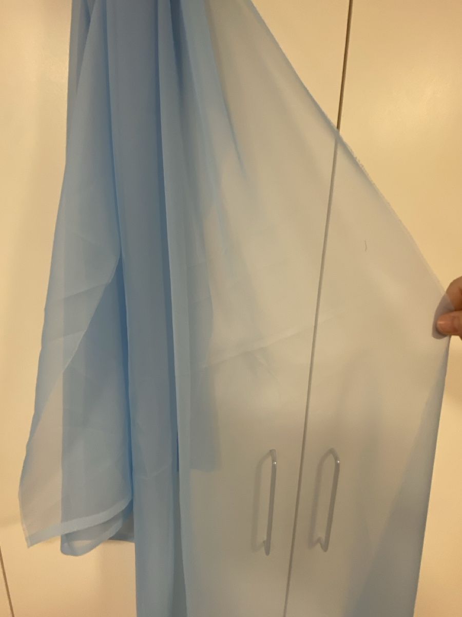 Tessuti: Stoff hellblau Voile leicht 80-290cm (4) – Nuovo (secondo la descrizione) da Flawil venduto da sonnengeist