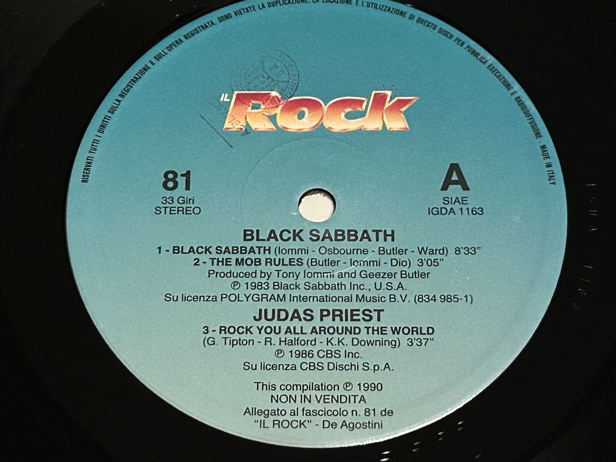 Dischi in vinile: Black Sabbath & Judas Priest – Usato da Faulensee venduto da Mizuno06 3