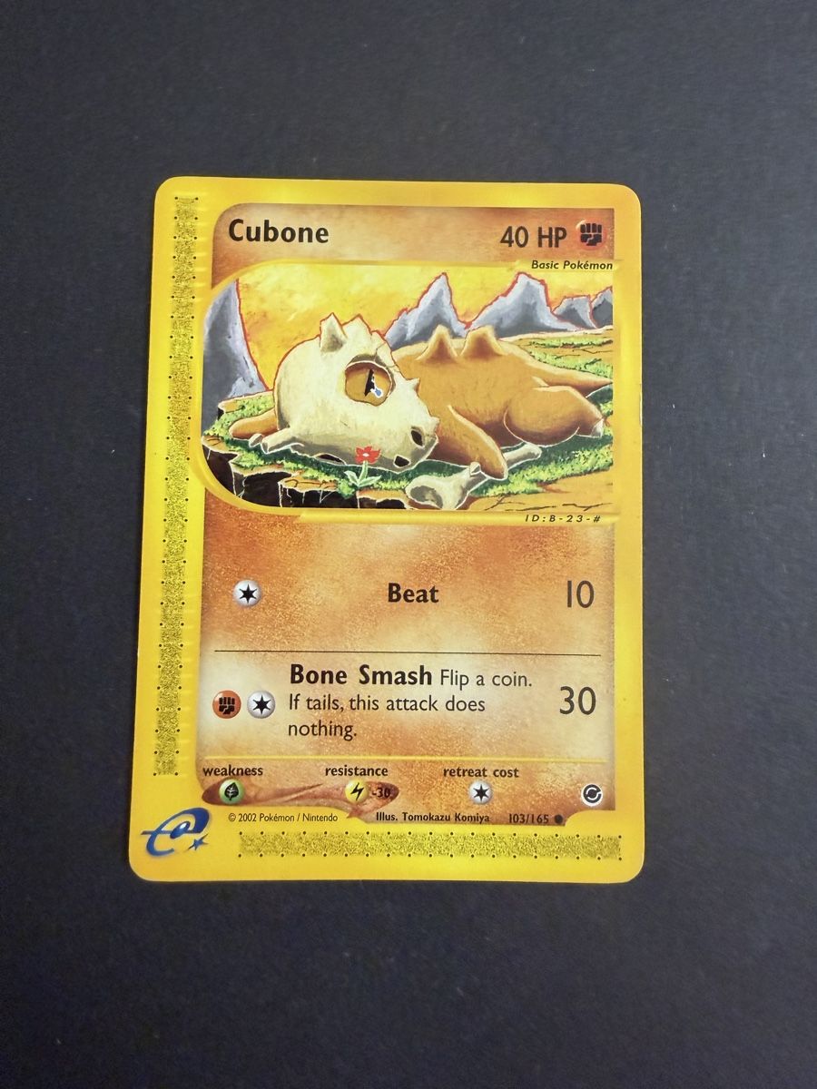 Pokémon Carte collezionabili: Cubone 103/165 Pokemon Expedition LP – Usato da Adliswil venduto da Parosek 1