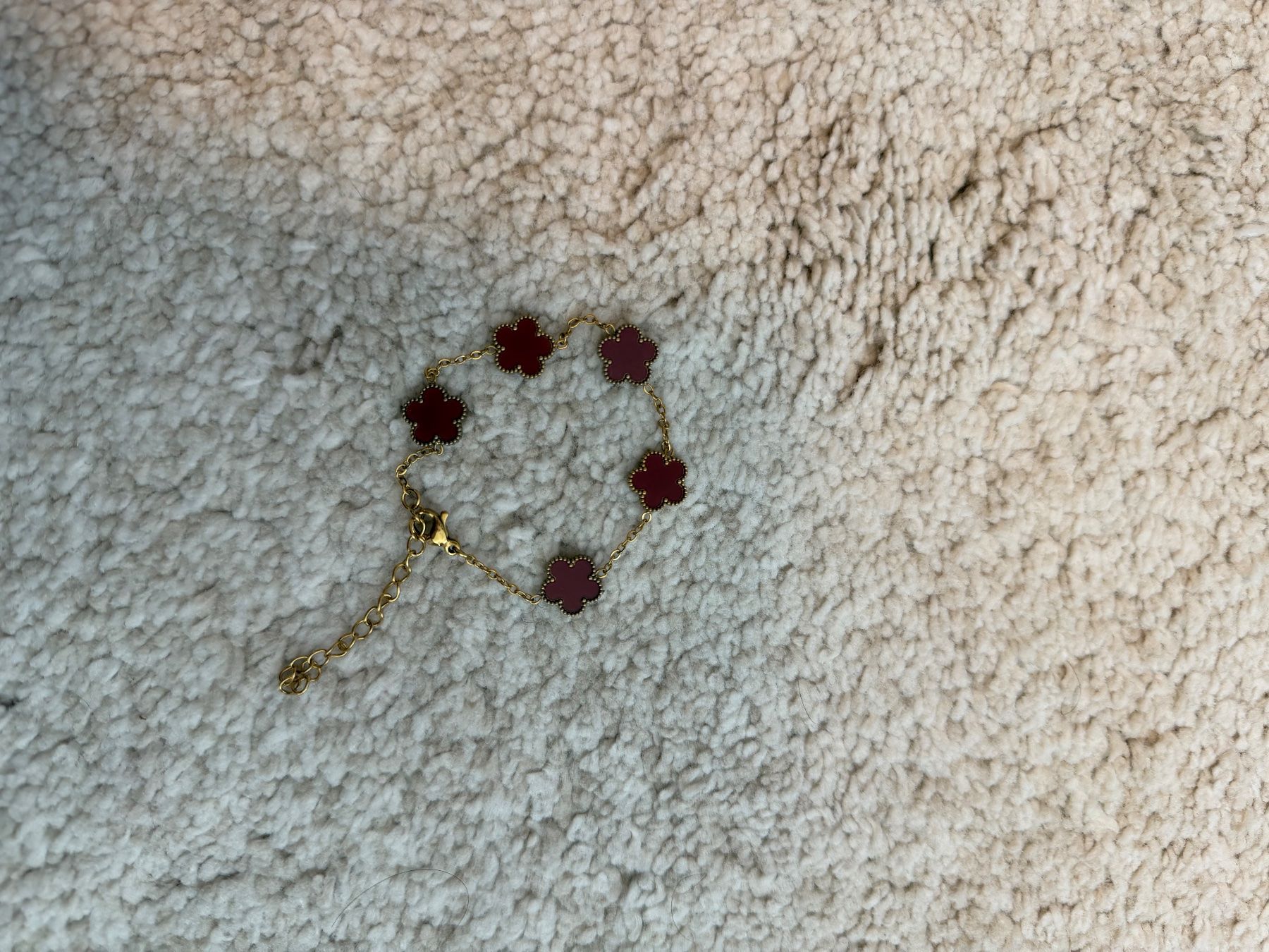 Catenine: Armkette Gold / Rot – Nuovo (secondo la descrizione) da Nebikon venduto da karin.5 4