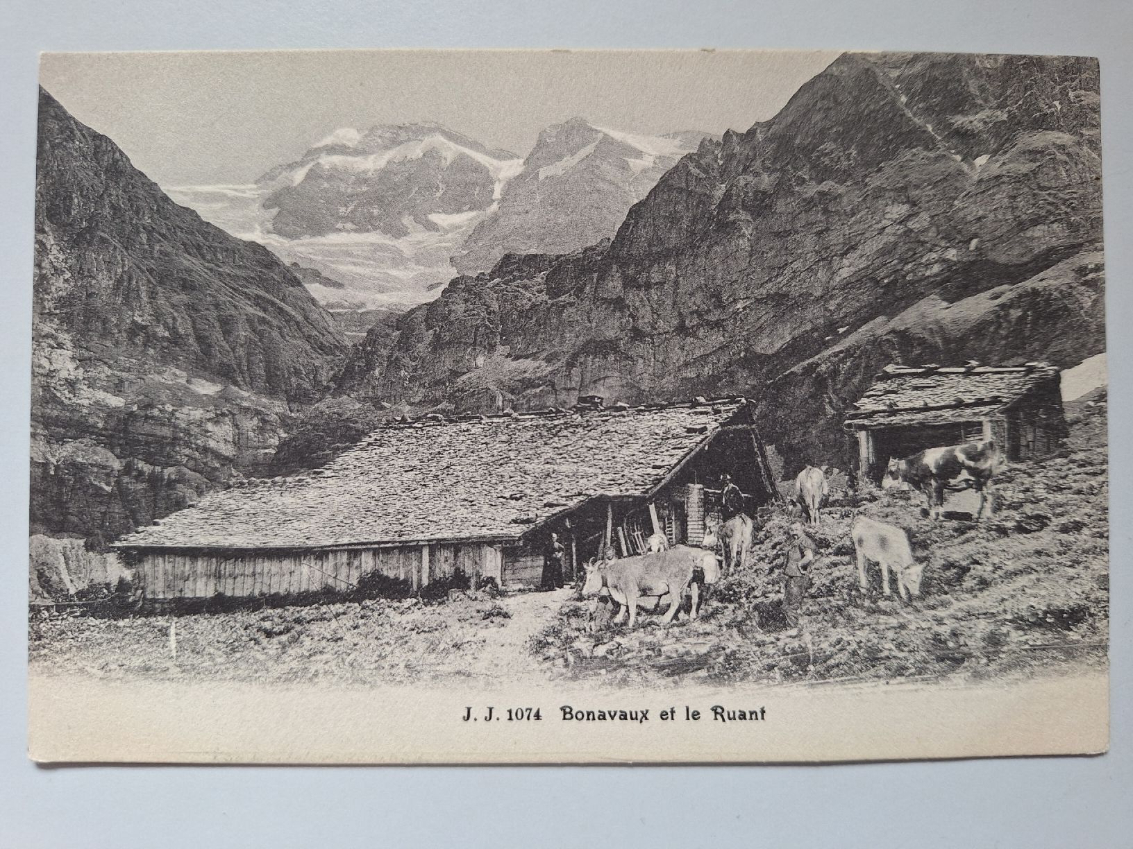 Cartoline postali: Bonavaux et le Ruant  – Usato da Sargans venduto da nicsam1815