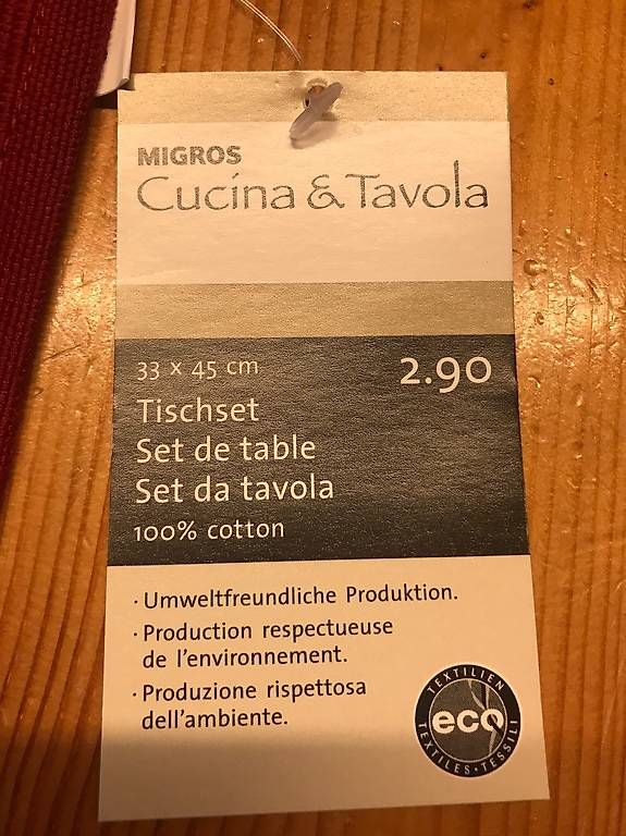 Set di tavolo e panche: 12 neue Stück Tischset – Usato da Samstagern venduto da rhubi1968 1
