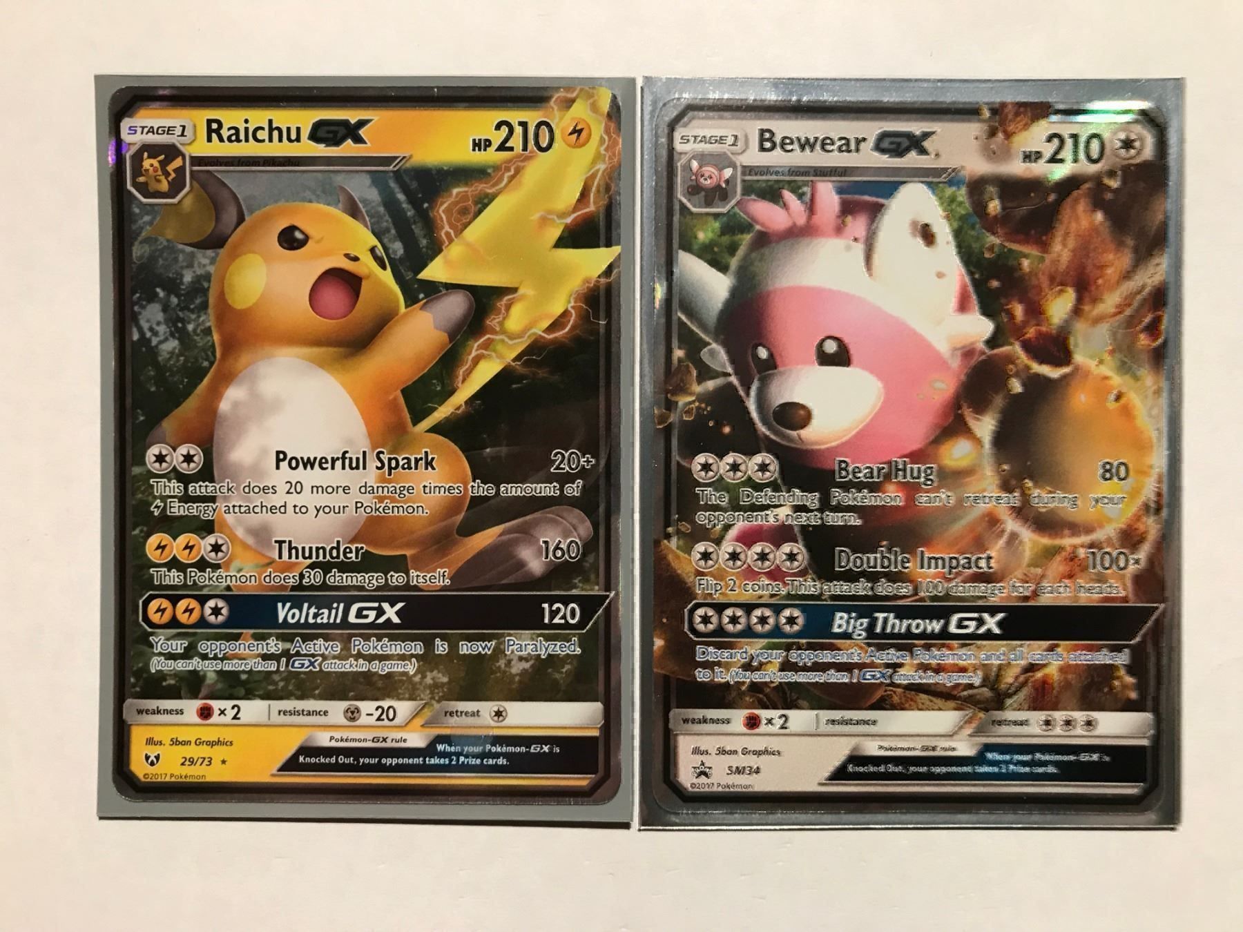 Pokémon Carte collezionabili: GX Set: Bewear & Raichu – Nuovo (secondo la descrizione) da Hagendorn venduto da Pokecollectorch