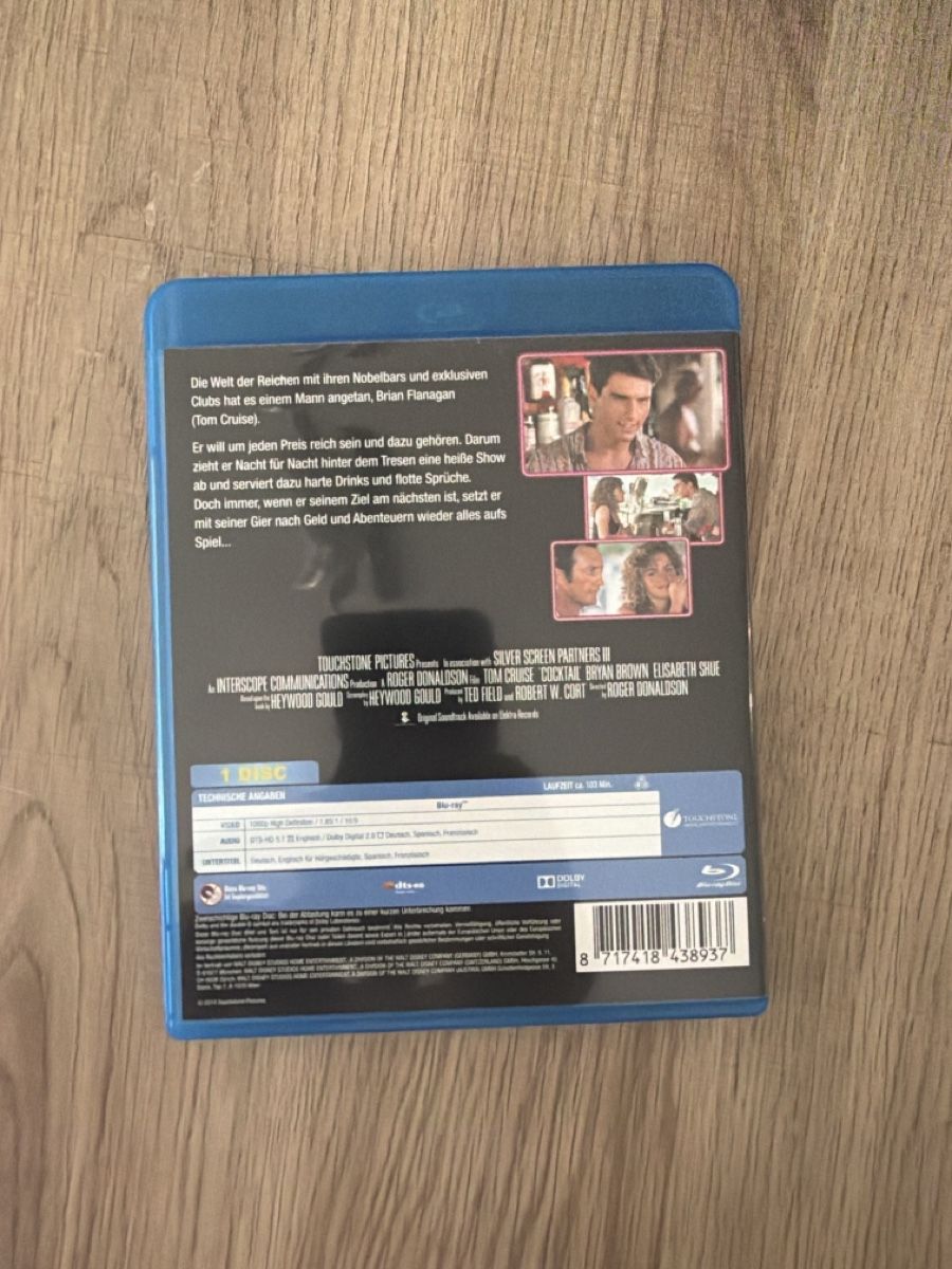 Tutti i DVDs: Cocktail (1988) BluRay – Usato da Hagendorn venduto da masterchieff 1